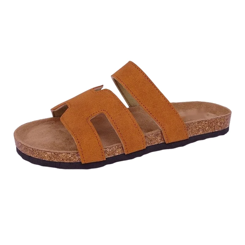 Sandali da donna in sughero glitter stile H