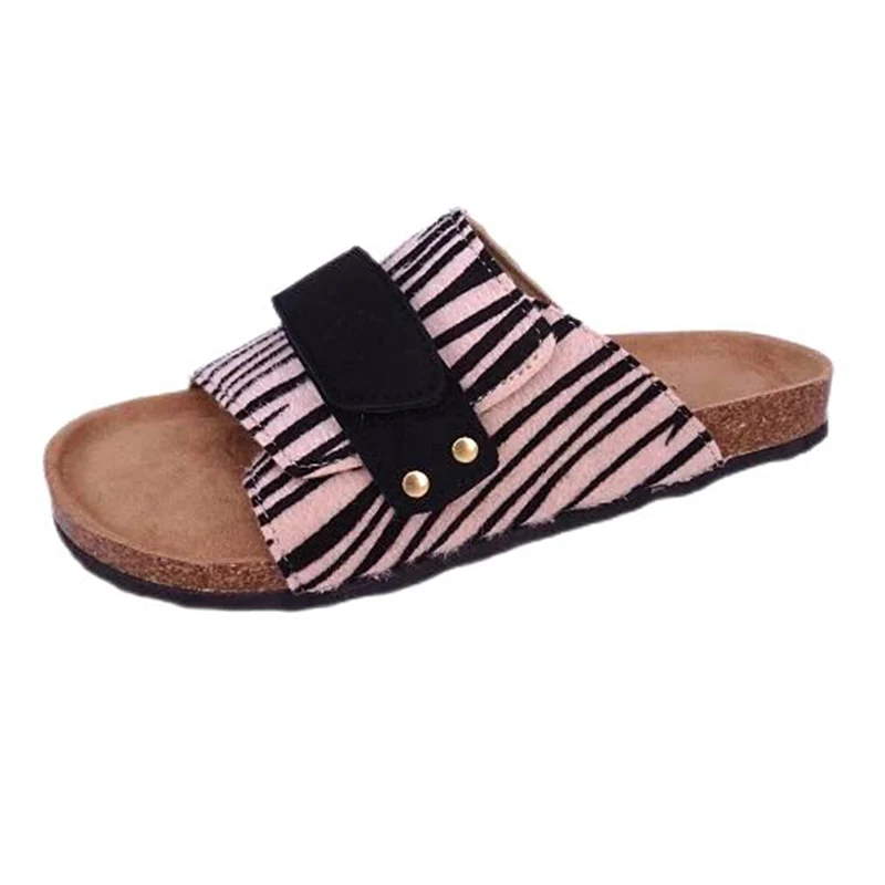 Sandali da donna con plantare con cinturini regolabili in velcro